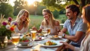 Restaurant à la campagne autour de moi : saveurs et nature authentiques